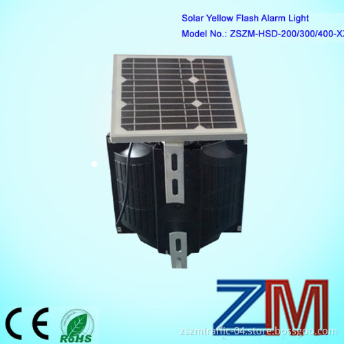 OEM/ODM Provided LED Flashing Solar Power Traffic Warning Light/ Traffic Light Blinker / Traffic Flash Yellow Light